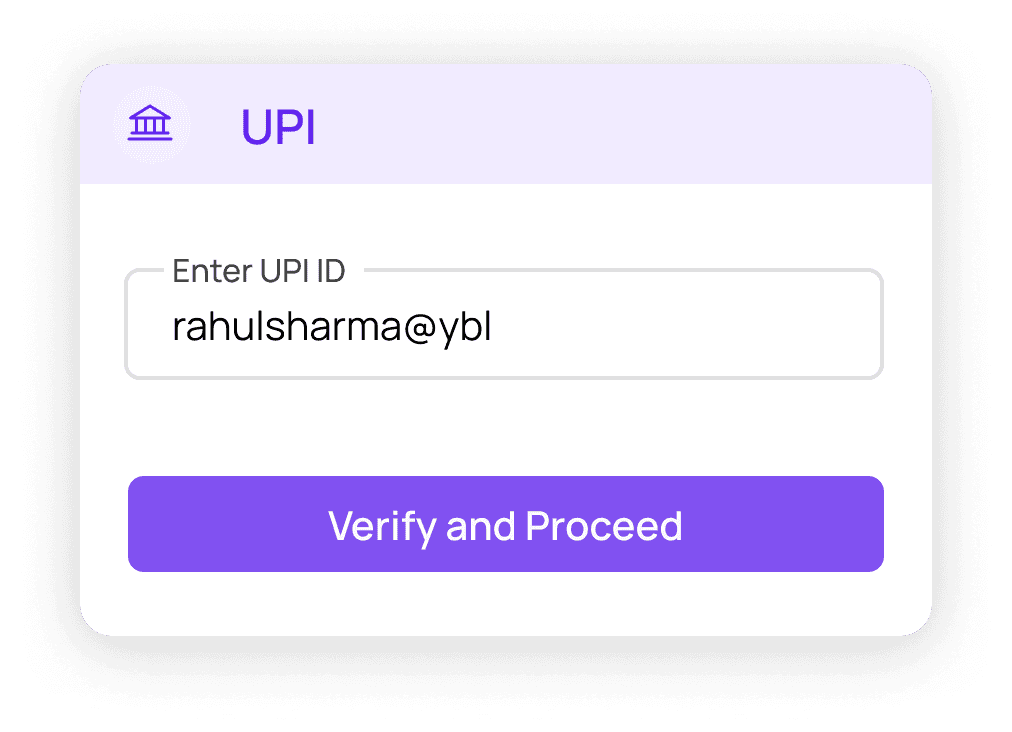 nextbill UPI Payment Example